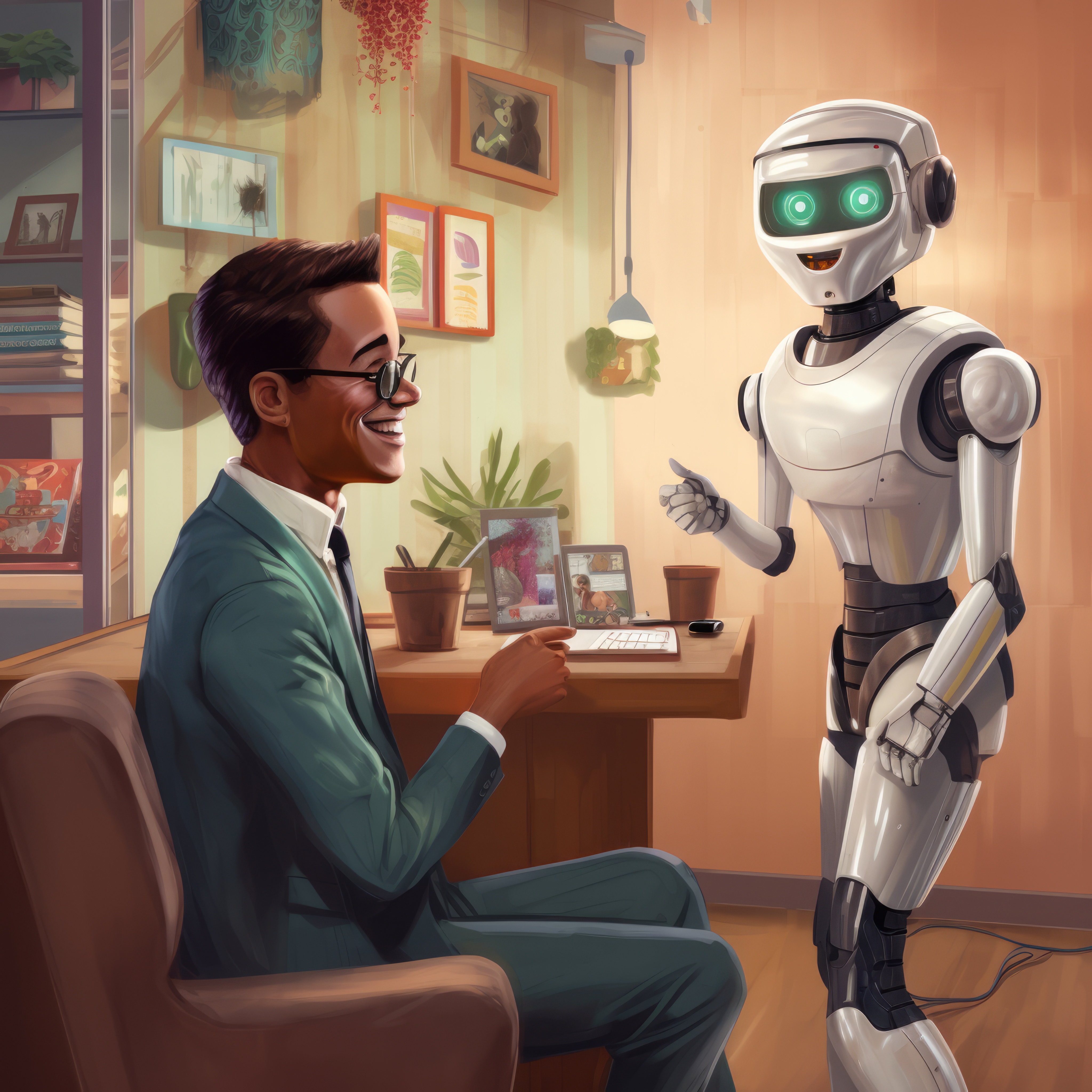 man-hanging-out-with-robot